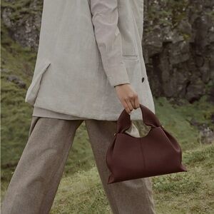 Polene Numéro Neuf Textured handbag